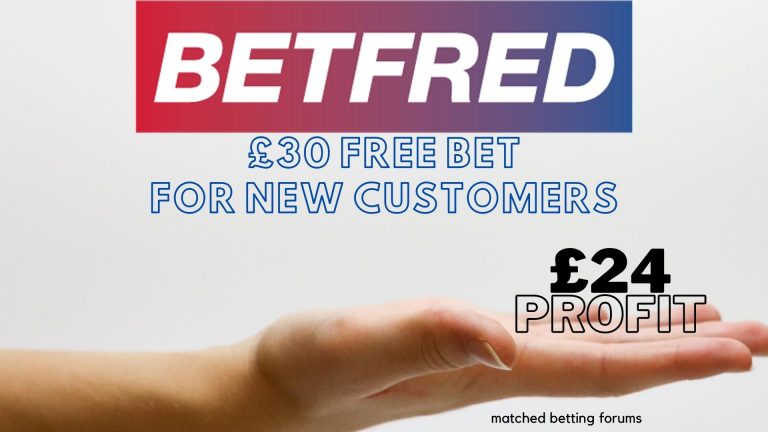Betfred Matched Betting Offer